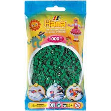 HAMA STRIJKKRALEN - GROEN, (010) 1000ST. (ZAKJE 17,5 X 9,5 CM)